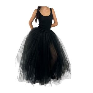 VTG Victoria's Secret Show Piece Balletcore Whimsigoth NYE Tulle Maxi Skirt